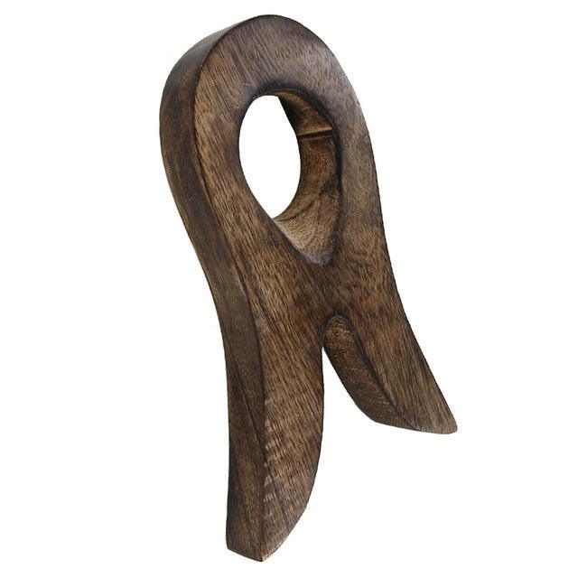 Natural Mango Wood Drinking Horn Rack historical period - Tophatter Daily Deals